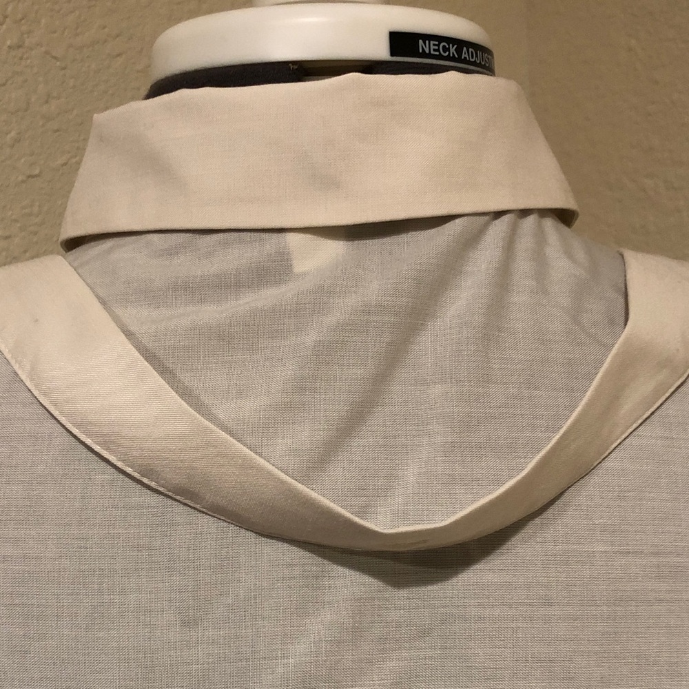 Elegant Cream Bow Tie Blouse - Picture 13 of 16